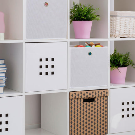 Boîte de rangement blanche - lot de 4
