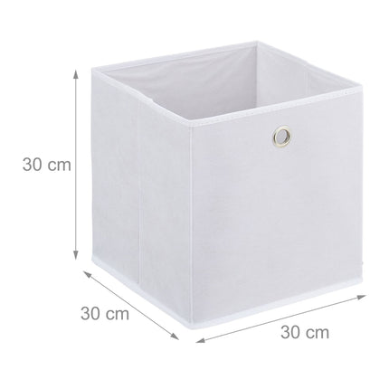 Boîte de rangement blanche - lot de 4