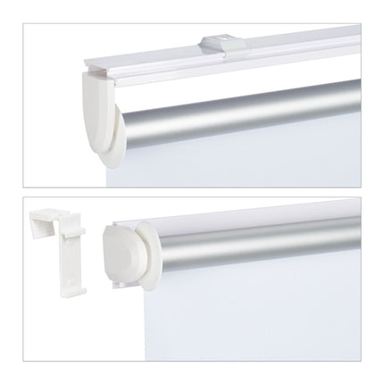 Weißes Thermorollo 220 cm lang