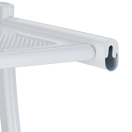 Weißer Handtuchhalter für die Wand