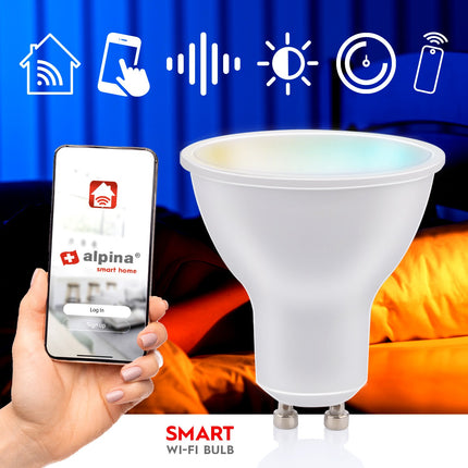 WiFi Smart GU10 LED Warm/Kaltweiß 4,9W 470 lm