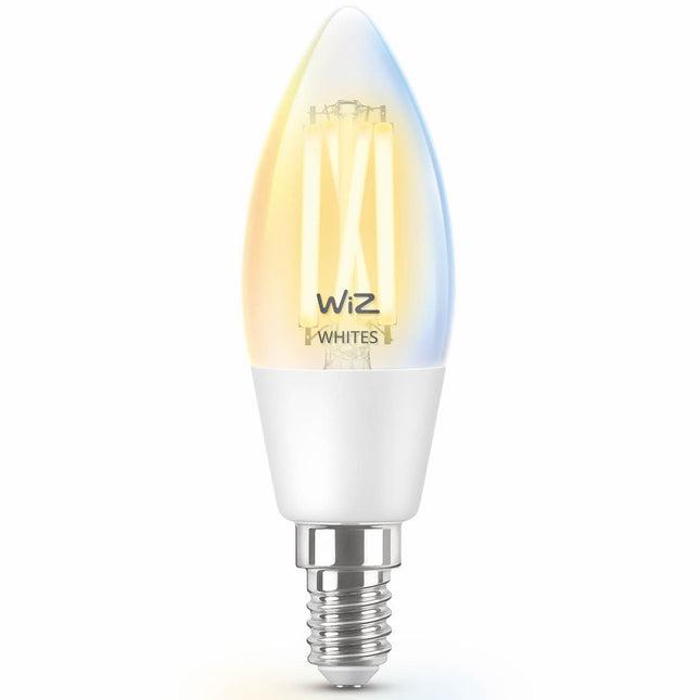 WiFi Smart LED E14 Kerze 40W 470lm Filament Warm-Kaltweiß