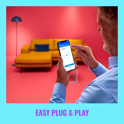 WiFi Smart LED E27 P45 40W 470lm Farbe