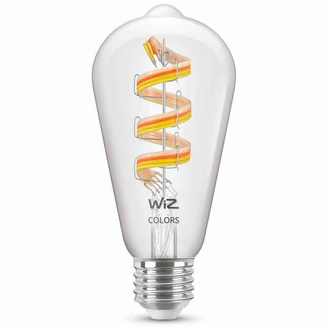 WiFi Smart LED E27 ST64 40W Filament Color + Warm-cool white 470lm