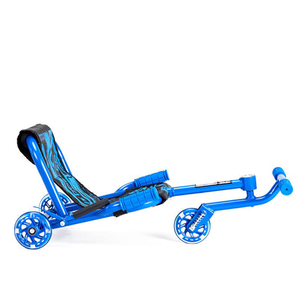Wiggle Scooter for Kids, LED Wheels, 132 lb Capacity, Blue
