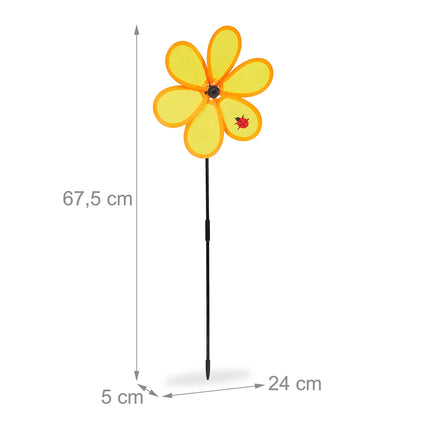 Fleur de moulin à vent à l'extérieur