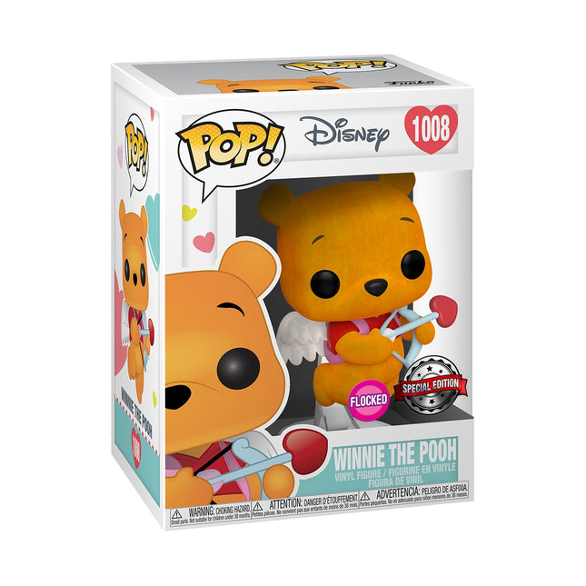 Figurine Funko Pop! Winnie l'ourson floquée en vinyle - Édition Saint-Valentin