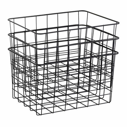 Paniers en fil métallique - lot de 3