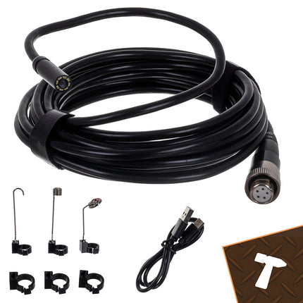 Kabellose Endoskopkamera, 5 m Kabel, Full HD, 8 LEDs