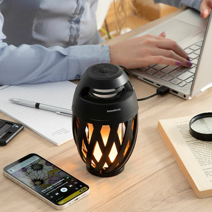 Kabelloser Lautsprecher mit Flammeneffekt LED Spekkle InnovaGoods