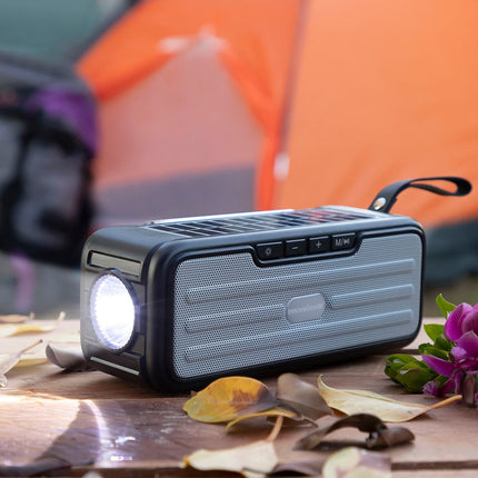 Kabelloser Lautsprecher mit Solarladung und LED-Taschenlampe Sunker InnovaGoods