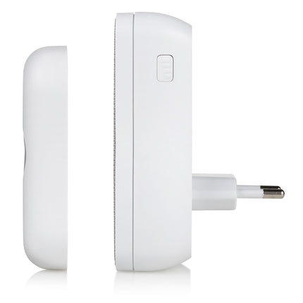Wireless doorbell with fabric front Plug-in 230V
