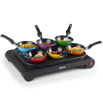 Wokset 6 farbige Pfannen