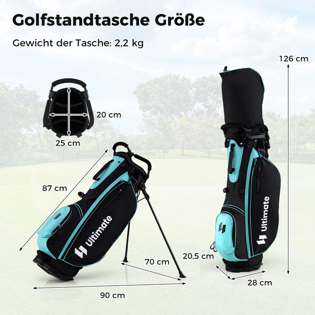 Ensemble de 15 clubs de golf pour femmes avec sac et housse de pluie