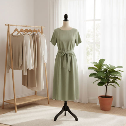 Schneiderpuppe Damen 36/38, Samt, verstellbarer Ständer
