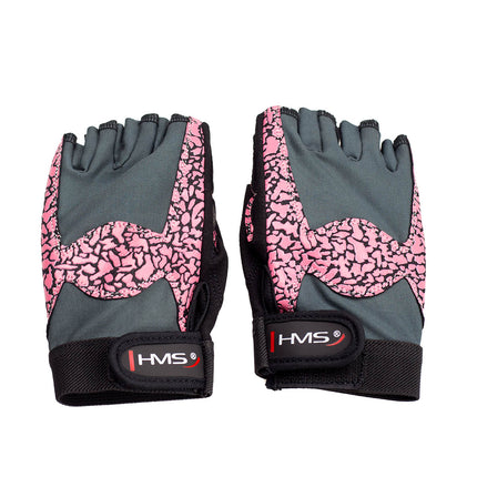 Gants de fitness pour femme, taille S, rose/gris