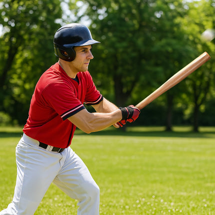 Batte de baseball en bois de 86 cm (34 po) - Bois de hêtre robuste