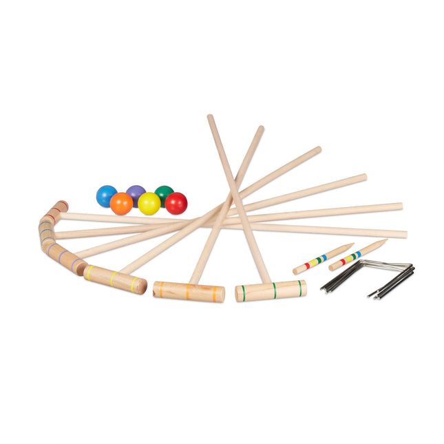 Jeu de croquet en bois 6 joueurs