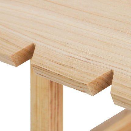 Mangeoire suspendue en bois - Facile à nettoyer, design ouvert