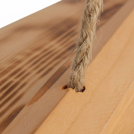Futterhaus aus Holz zum Aufhängen – einfache Reinigung, offenes Design