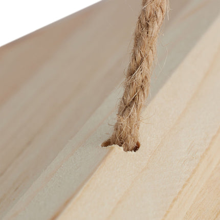 Mangeoire suspendue en bois - Facile à nettoyer, design ouvert