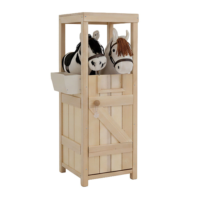 Écurie en bois pour 2 chevaux-bâtons
