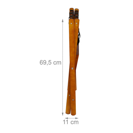 Kofferständer aus Holz, zusammenklappbares Koffertragegestell, 2er-Pack