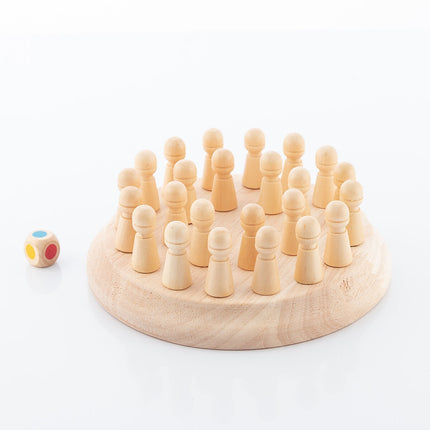 Memory-Schach aus Holz Taeda InnovaGoods 26 Teile