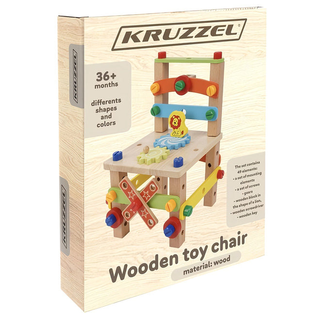 Holz-Montagestuhl Kruzzel 22506