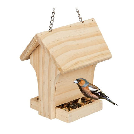 Mangeoire à oiseaux en bois