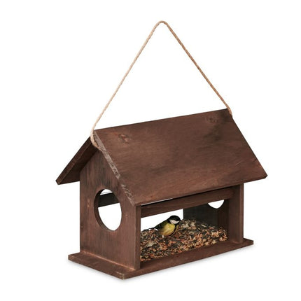 Mangeoire à oiseaux en bois
