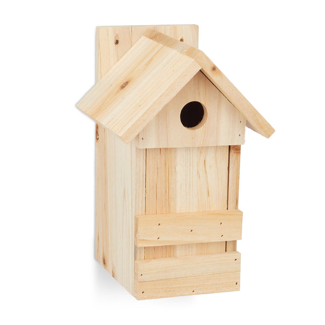Nichoir en bois avec toit pointu