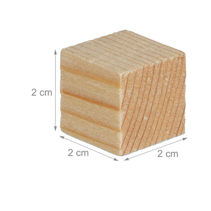 Holzwürfel 2cm Set mit 160 Stück