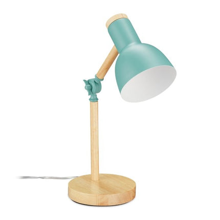 Lampe de bureau en bois