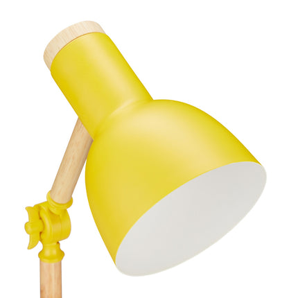 Lampe de bureau en bois