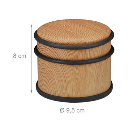 Butoir de porte en bois - lot de 2