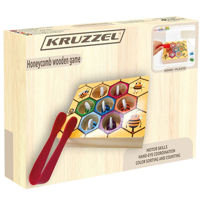 Jeu en bois "Nid d'abeille" Kruzzel 21910