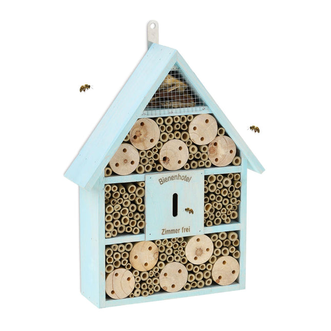 Hôtel à insectes en bois