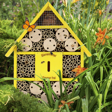 Hôtel à insectes en bois