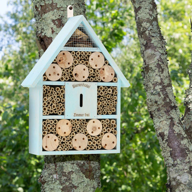 Hôtel à insectes en bois