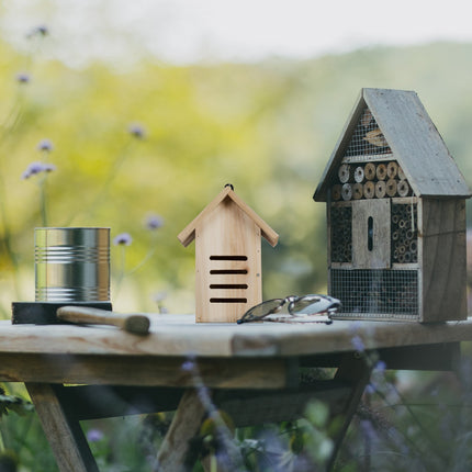 Maison de coccinelle en bois
