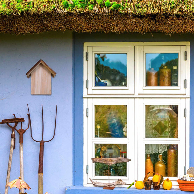 Maison de coccinelle en bois
