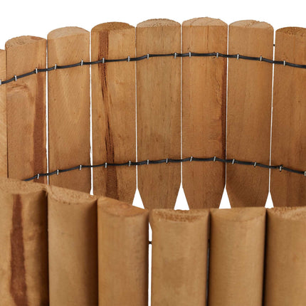 Bordure de pelouse en bois de 20 cm de hauteur