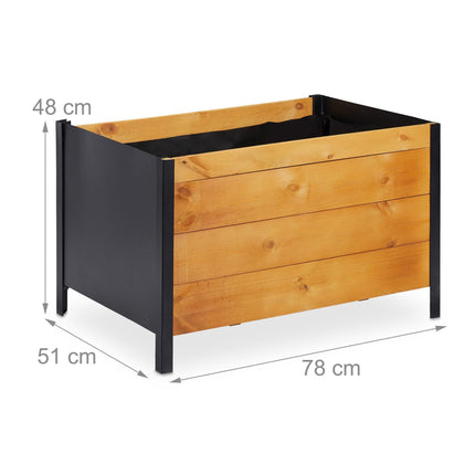 Pflanztisch aus Holz
