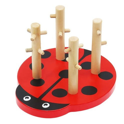 Puzzle en bois - coccinelle