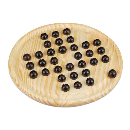 Solitaire-Spiel aus Holz