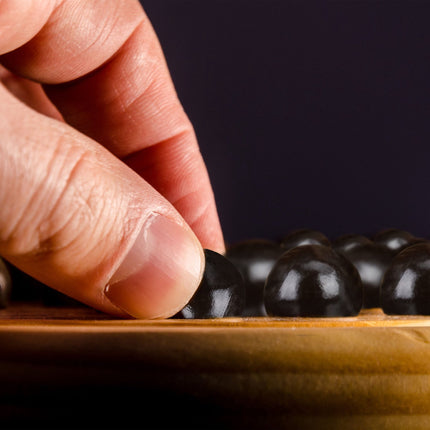 Solitaire-Spiel aus Holz