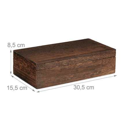 boîte à thé en bois
