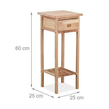 Telefontisch aus Holz, 2er-Pack