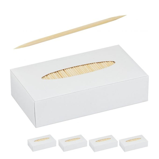 Lot de 5 000 cure-dents en bois